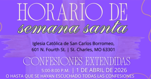 Horario de Semana Santa