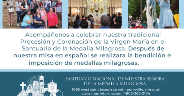 Procesión y coronación de la virgen María, perryville
