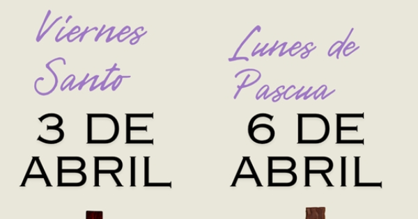 Las oficinas parroquiales estarán cerradas