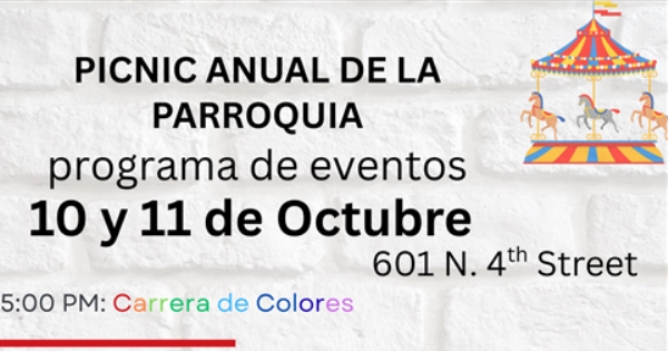 Picnic anual de la parroquia